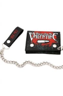 Bullet For My Valentine Crossed Gun Chain Wallet Clothing