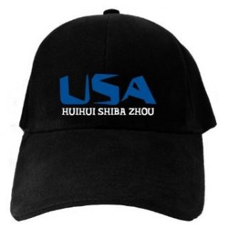 Caps Black Usa Huihui Shiba Zhou  Martial Arts Clothing