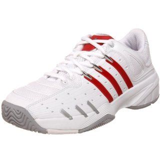 adidas Mens Tirand III Tennis Shoe,White/Red/Silver,6.5 M Clothing