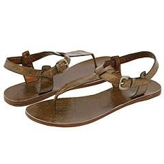 Pelle Moda Jiles Bronze Patent Sandals