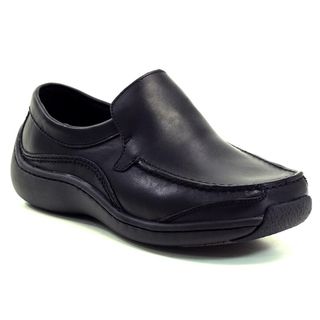 Klogs Mens Black Sierra Slip on Leather Shoes