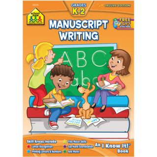 School Zone Manuscript Writing Workbook Today $7.29