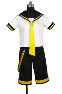 Vocaloid 2 Len Kagamine Boy Cosplay Costume Clothing