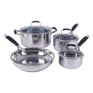 Oster Branford 7 piece Stainless Steel Cookware Set