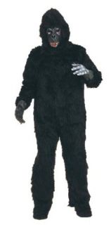 Forum Plush Gorilla Value Mascot Costume, Black, Standard
