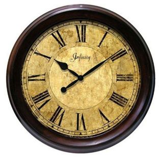 Infinity Yesteryear 20 inch Solid Wood Wall Clock