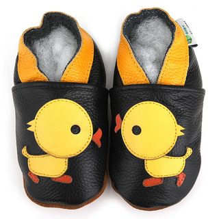 Baby Pie Yellow Duck Leather Infant Shoes