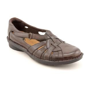 Clarks Womens Nikki Common Leather Casual Shoes   Narrow
