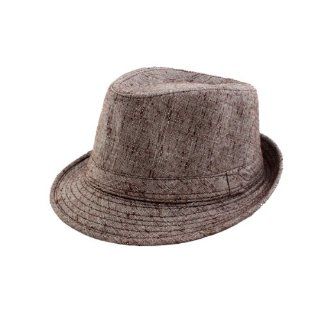Hat Features Burgundy and White Plaid Design in Fabric Material Shoes