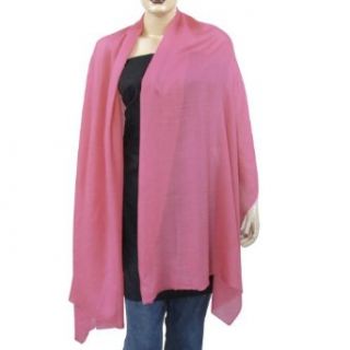 Pink Cashmere Pashmina Wraps Handcrafted in India 80 x 28