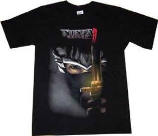 Ninja Gaiden II Ryu Deadly Gaze Black T Shirt Clothing