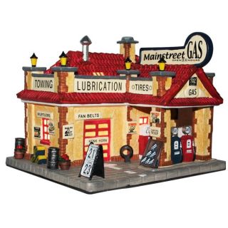 The Village Collections Christmas Gas Station