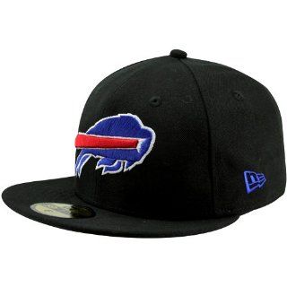 NFL Buffalo Bills Black and Team Color 59Fifty Fitted Cap