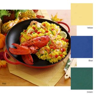 Country Cottage Cast Iron 13 in. Paella Pan
