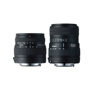 SIGMA double kit zoom 18 50 mm + zoom 55 200 mm po   Achat / Vente