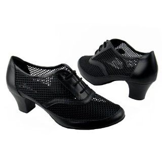 Ladies Women Ballroom Dance Shoes for Latin Salsa Tango CD1108 Black