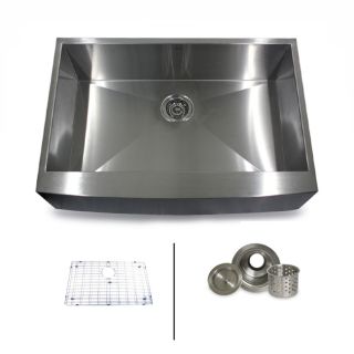 Highpoint Collection 33 inch Stainless Steel Farmhouse Kitchen Sink