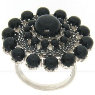 Meredith Leigh Sterling Silver Black Onyx Ring