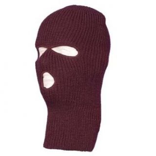 Brown Warm Winter Ski and Face Mask Clothing