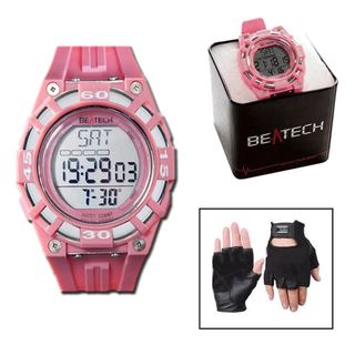 Beatech Heart Rate Monitor Watch and Leather Glove Set
