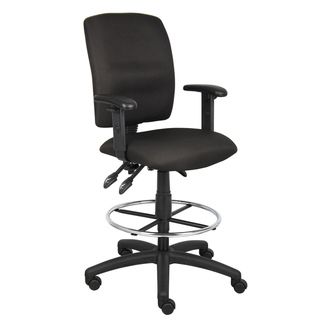 Boss Multi Function Drafting Stool with Adjustable Arms
