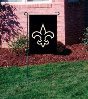 New Orleans Saints 15 inch Garden Flag and Stand