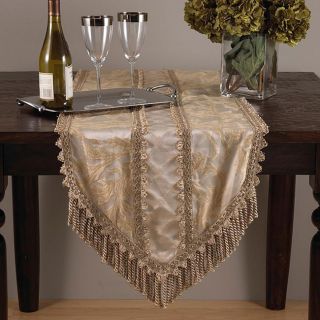 Champagne Hexagon Table Runner 16 in. x90 in