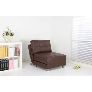 New York Almond Convertible Chair Bed