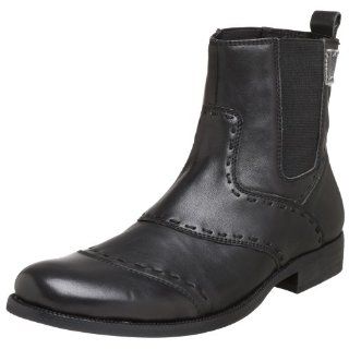  RJ Colt Mens Cause Tumbled Leather Boot,Black,7 M US Shoes