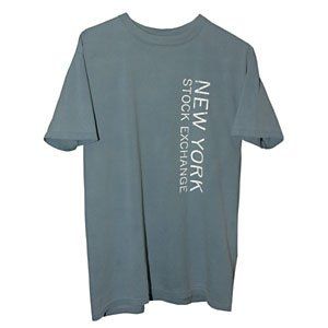 New York Stock Exchange T Shirt Vertical Logo Clothing