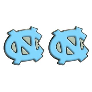 NCAA North Carolina Tarheels Logo Stud Earrings