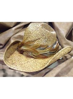 Shady Brady Hats Crushable Feather Straw 1WW01 Clothing