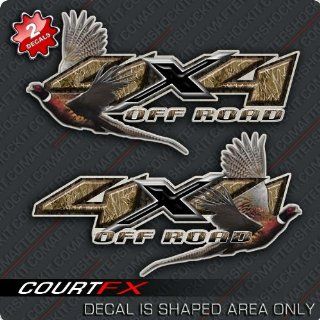 Ringneck Pheasant Hunting 4x4 Truck Camo Decal Sports