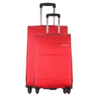 de 2 valises cargese rouge   40x66x23 / 46x74x24cm   5/3kg   54