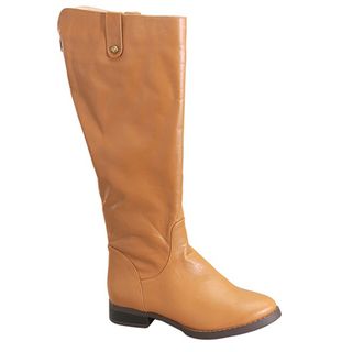 Fahrenheit Womens Rooney 03 Taupe Riding Boots