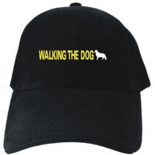 WALKING THE Dog   Shiloh Shepherd Black Baseball Cap