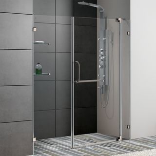 Vigo 60 inch Frameless Clear Shower Door