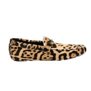 Roberto Cavalli Mens Macula Animal Print Loafers