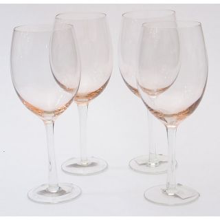 Certified International Pink 20 oz White Wine Glasses (Set of 8
