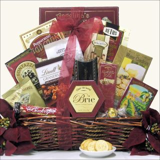 Holiday Wishes Christmas Holiday Gourmet Gift Basket