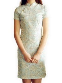 Zeniche Floral Pattern Cheongsam Dress Clothing