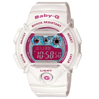 Casio Womens Baby G Multi function Digital White Watch