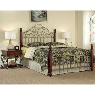 Home Styles St. Ives Queen size Bed and Two End Tables Set