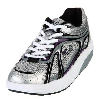 Fila Womens Sculpt N Tone Silver/Purple Sneakers