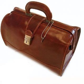 Floto Ciabatta Vecchio Brown Leather Doctor Bag Handbag