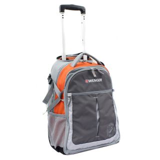 Wenger Swiss Gear Orange 20 inch Rolling Carry On Backpack