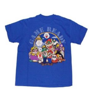 Super Mario Character Game Ready Boys T Shirt (X Large (18