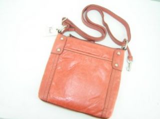 Hathaway Glazed Leather Crossbody Handbag Purse ~ Rose In Color Shoes