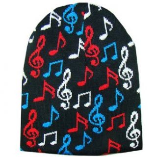 Multi Color Musical Tight Fit Beanie Skull Cap Hat
