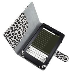 Leopard Leather Case/ Screen Protector/ Stylus for  Kindle Fire